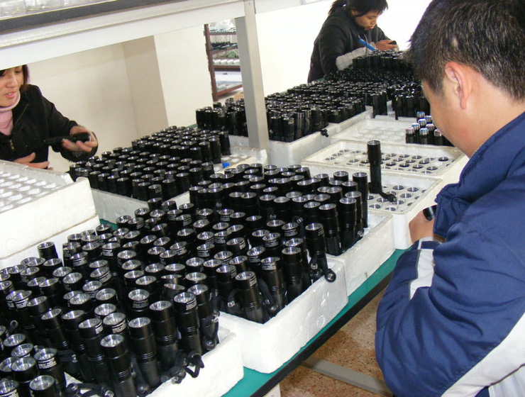 成品調(diào)試一角